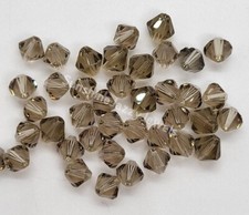 Swarovski Crystal Greige Bicone 5328 Beads; 4mm 24pc or 6mm 12pc 