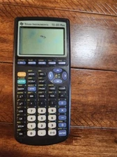 Texas Instruments TI-83 Plus Graphing Calculator WORKS NO CASE