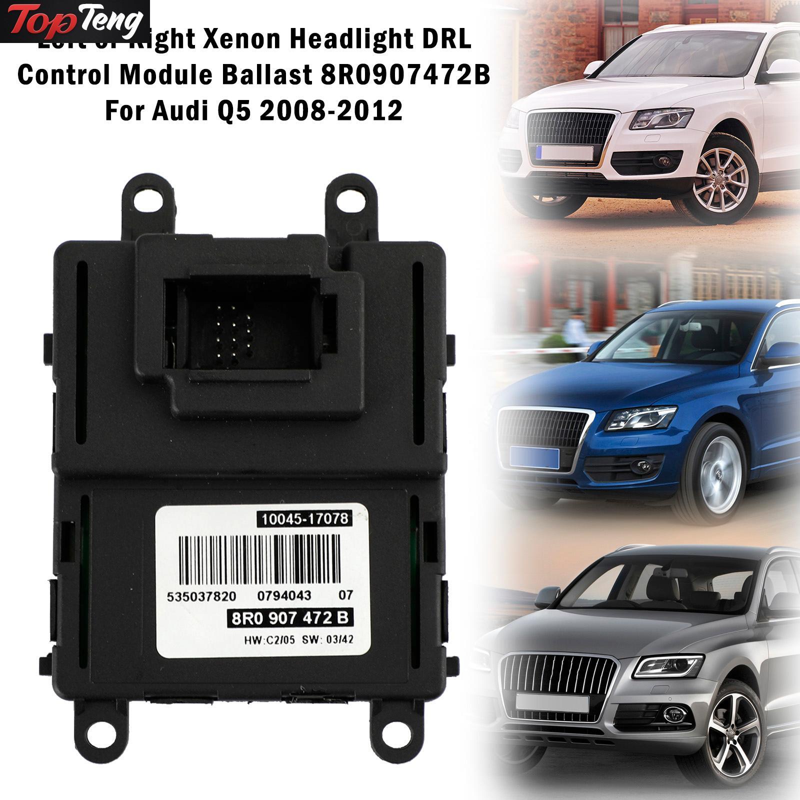 Headlight Control Unit For Audi 2013-2017 Bakermiche Pair LED DRL Control Modules 8R0941475A/6A - Compatible For Audi Q5 & SQ5 2013-2017 Headlights 8R0941475A 8R0941476A