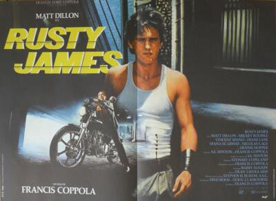 RUMBLE FISH - COPPOLA / DILLON / ROURKE / MOTORCYCLE - ORIGINAL MOVIE ...