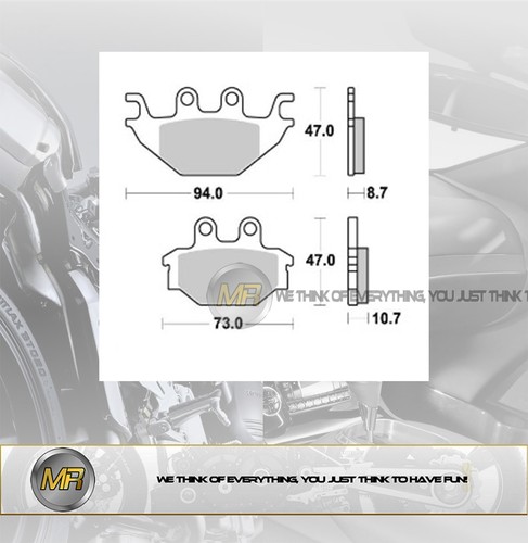 Pastiglie Freni Tecnium Per Scooter Kymco Bet & Win 150/2000-2005 - Foto 7