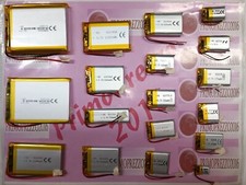 Batterie LiPo 3.7 V varie mAh ricaricabili vari device basso dreno cuffie gps