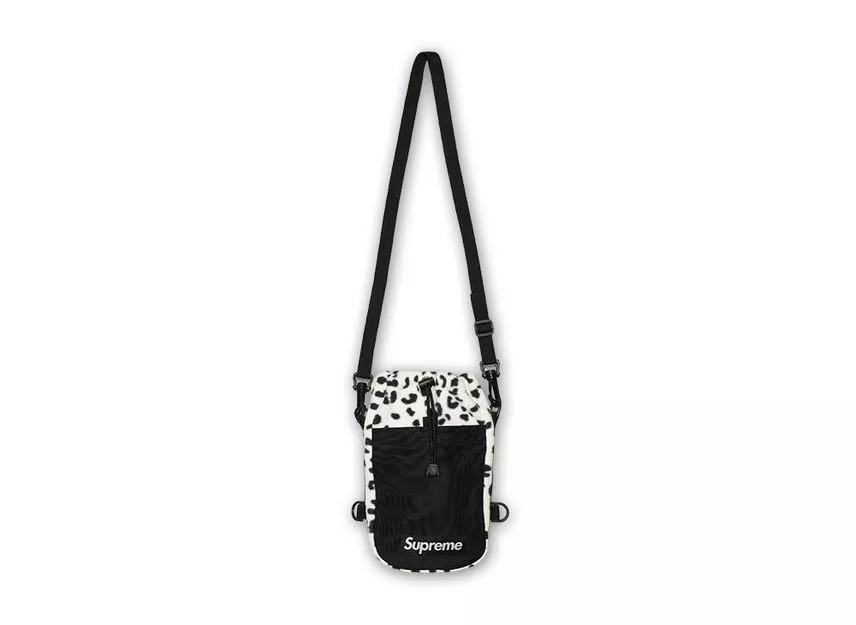 Sac à bandoulière Supreme Polartec léopard