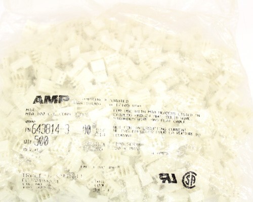 LOT OF 500 643814-3 3 Position Rectangular Receptacle Connector | eBay