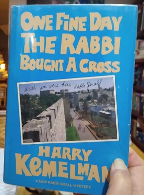ONE FINE DAY THE RABBI BOUGHT A CROSS By Harry Kemelman - Hardcover