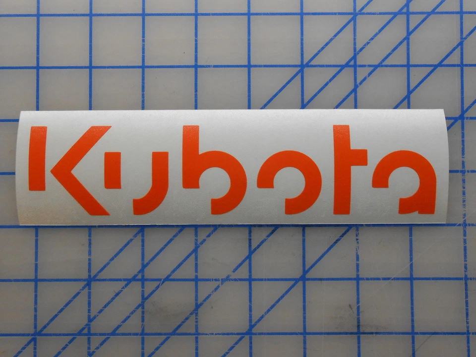 DD Kubota Sticker 3.5" 5.5" 7.5" 11" Tractor Mower Blade Filter Belt B L BX T GR Z