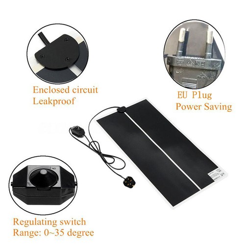 Reptile Vivarium Heat Mat Heating Warm Heater Pad With Thermostat