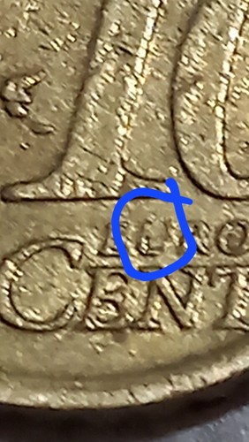 Moneda De 10cent De Italia De 2002. - Imagen 7 de 11