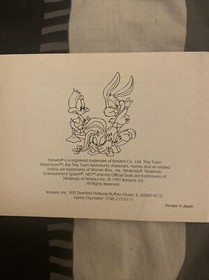 Tiny Toon Adventures NES CIB (Nintendo, 1991)