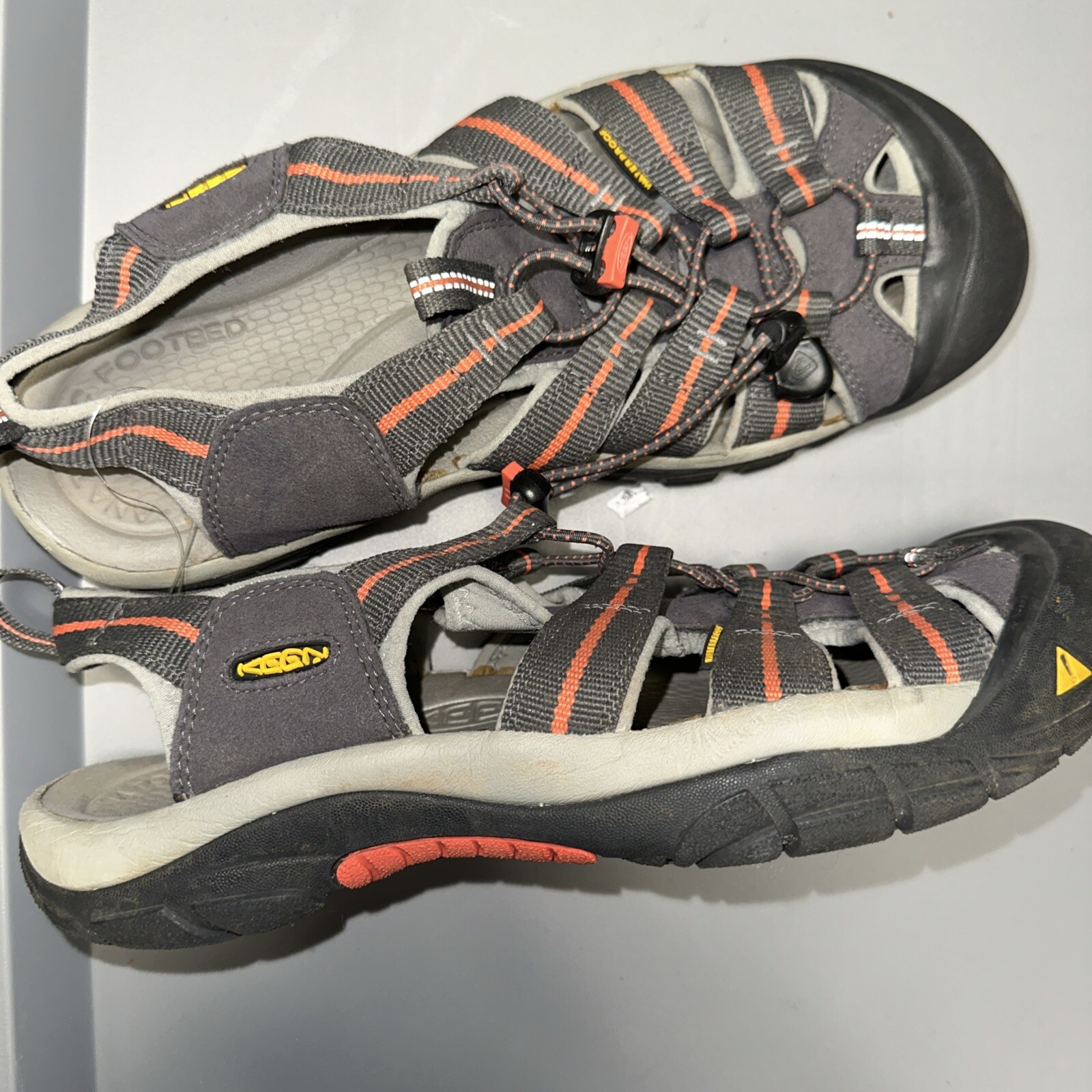 Sandali impermeabili Keen Newport H2 punta chiusa rosa antracite donna 11 escursionismo