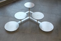 Aluminium TortenstäNder HochzeitstortenstäNder 3 Etagen Etagere Alu Ø 20 24 28