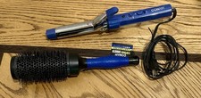 Conair CD42N Supreme 1-inch Curling Iron Blue 10 Heat Settings