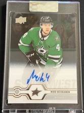 2019-20 Upper Deck Clear Cut Miro Heiskanen Auto #CC-MH Dallas Stars