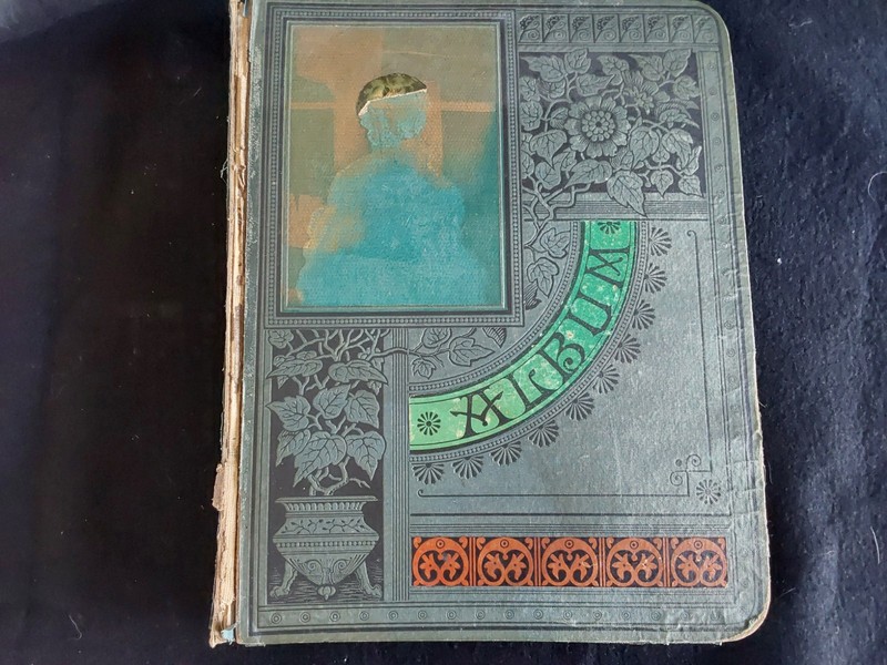 Victorian Era Scrapbook Trading Greeting Cards Litho Die Cuts Newspaper 70 Pg