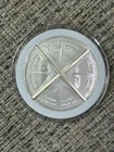 1 Troy Ounce Silver Round .999 Fine, Divisible into 4 Quarter Ounce Segments