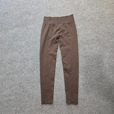 Youngla Leggings Womens Size Small Brown Stretch Skinny Pull On Capsule Casual