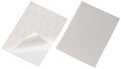 DURABLE Selbstklebetaschen POCKETFIX DIN A4 transparent 25 Stück