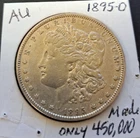 1895-O Morgan Silver Dollar RARE KEY Date AU 450K Minted - $3,500 value