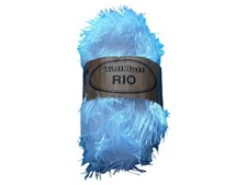 Woll Butt RIO Häkelgarn Wolle Weiß 50g 200m Flauschgarn Effektgarn