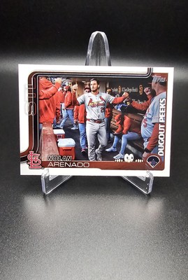 2025 Topps Series 1 - Celebration - Dugout Peeks - Nolan Arenado SSP - DP-11