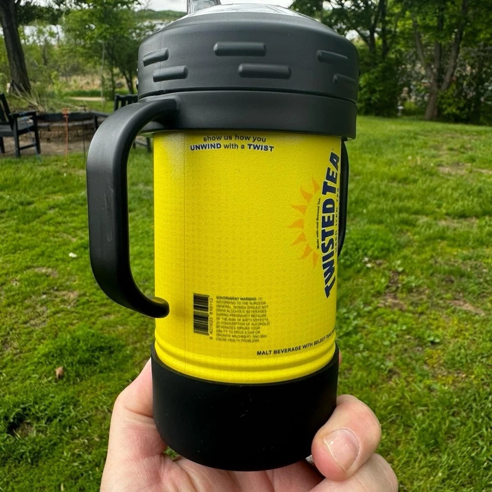 Linda taza aislada para niños con temática de té retorcido de 10 oz con asas extraíbles Foto 2 de 3