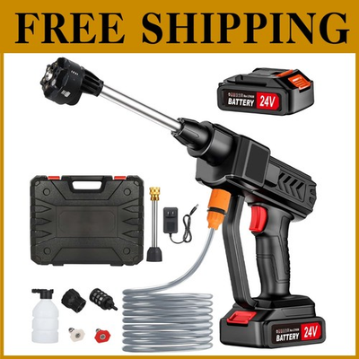 #ad #ad Black Portable Pressure Washer Handheld amp; Battery Powered $75.99