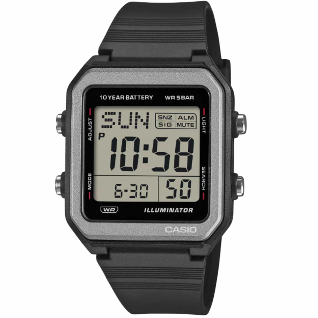 CASIO STANDARD MEN スタンダード W-221H-1B 腕時計 CASIO Collection STANDARD Watch W-221H-1AJF W221H1A 2026 Black