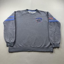 Florida Gators Sweatshirt Mens Large Gray Crewneck Champion University UF NCAA