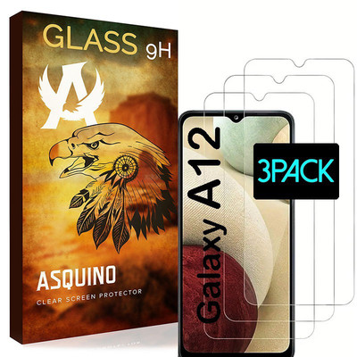 3x Echt Glas Für Samsung Galaxy A12 Schutzglas Panzerfolie Display Hartglas 9H