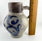 DELIGHTFUL SMALL WESTERWALD SALTGLAZED STONEWARE GEORFE III PERIOD GR JUG 1760 — photo 3
