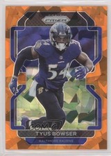 2021 Panini Prizm Orange Ice Prizm Tyus Bowser #286 1u6