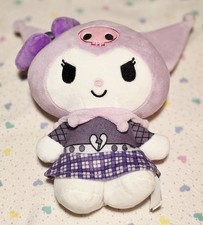 10" Jazwares Soft Plush Hello Kitty  Friends Kuromi in Purple Dress Sanrio