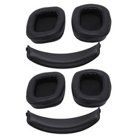 Heiß 4Pcs Ersatz Ohrkissen KopfhöRer Passend FüR G933 G935 G633 G635 G633S G933S