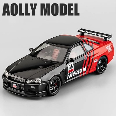 NISSAN SKYLINE GT-R R34 Z-TUNE 1/18 IN THREE COLORS | eBay
