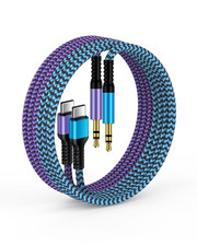 Samsung USB C Aux Cord, Braided Auxiliary to USB C, Type C to 3.5Mm Male Headpho