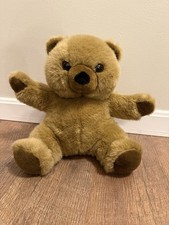 DEX Plush Mommy Brown Bear Electronic Womb Fetal Heartbeat Sound Infant Soothing