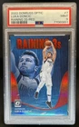 2022-23 Panini Donruss Optic Luka Doncic Raining 3s Red #/99 Mavericks PSA 9