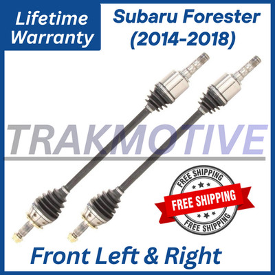 New OE Front CV Axles For 2014-2018 Subaru Forester 2.0L 2.5L, Lifetime Warranty