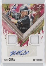 2021 Diamond Kings DK Material Signatures Holo Gold 85/99 Jared Oliva Auto 04sr