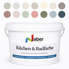 Küchen & Badfarbe - Abwaschbar, Wasserabweisend, Farbwahl - MATT