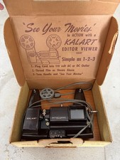 Kalart 8mm Film Movie Editor Viewer Eight In original box Untested