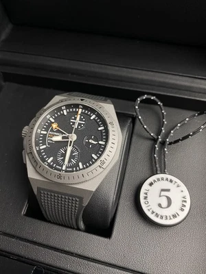 MICROMILSPEC MILGRAPH Black Dial Grey Titanium 42mm chrono and GMT - Image 1 of 4