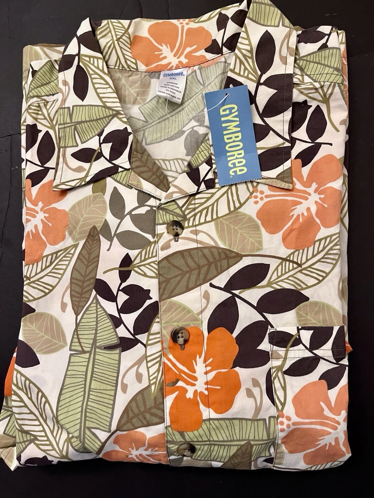 NWT Mens 2XL Gymboree Dads Shirt SUMMER SAFARI Cotton Short Sleeve Pocket SHIRT
Opens in a new windo