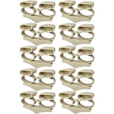 10x Embout Support Latte Double Long 38 x 8 mm Suspendu élastomère sommier tenon