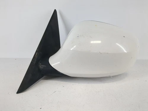 2009-2012 Bmw 328i Driver Left Side View Power Door Mirror White LQ5B4