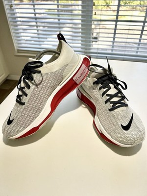 Nike ZoomX Invincible Run Flyknit 3 Womens Running Shoes Size 10 White Red
