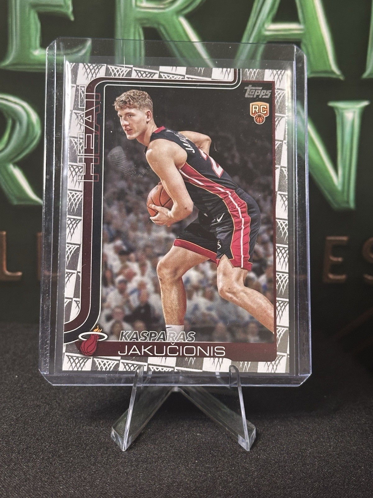 🔥🔥Kasparas Jakucionis 2025-26 Topps Season Tip-Off Rookie #220 Miami Heat🔥🔥