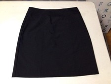 Worthington Black Lined Back Zip Back Split Knee Length 14 W32”/22”