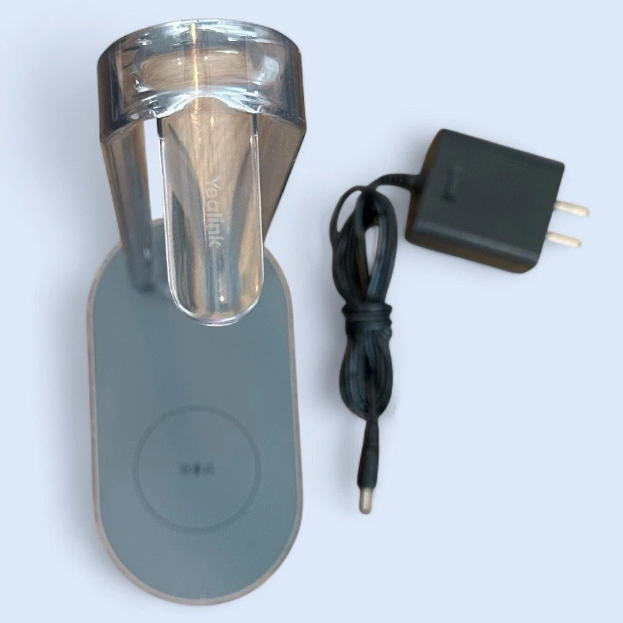 Yealink BHC76 Multifunctional Wireless Gray Charging Stand w/ Power Adapter - Image 2 of 4