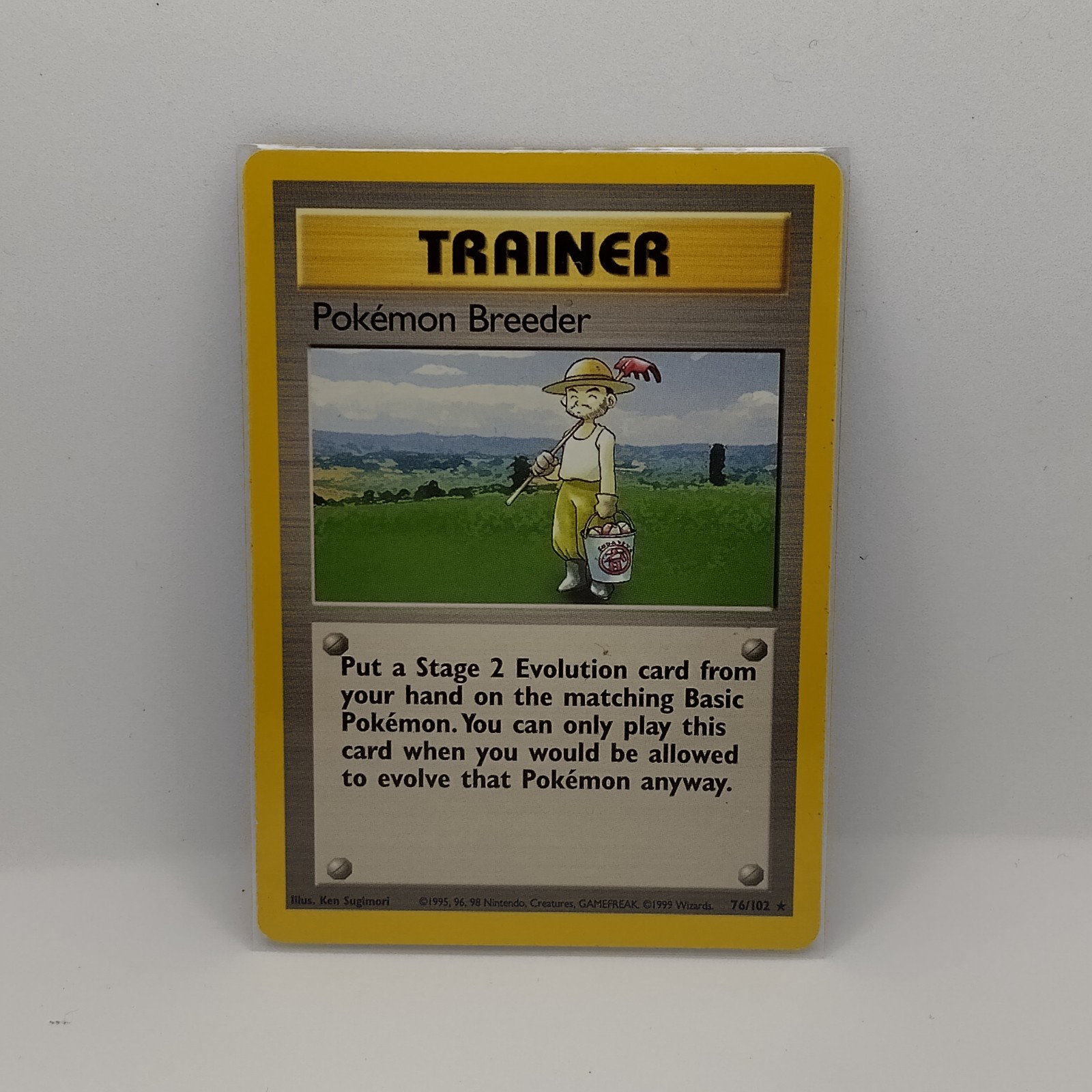 Pokemon TCG Base Set Pokemon Breeder NM/LP 76/102
